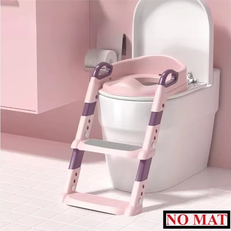 Baby Toilet Folding Rack Step Stool Stair Style Children'S Toilet Boy and Girlchild Step Seat Ring Baby Potty Toilet