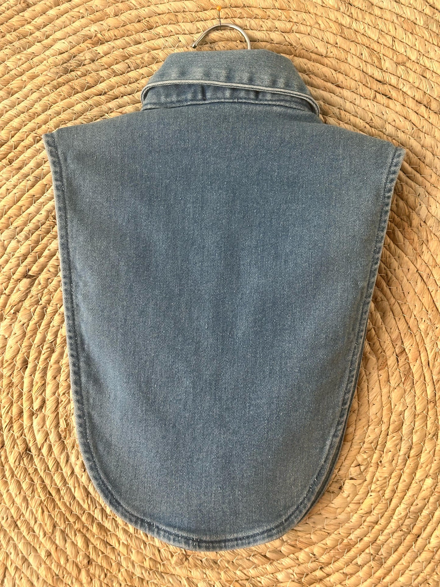 Hello Loomi Denim Shirt Collar Bib