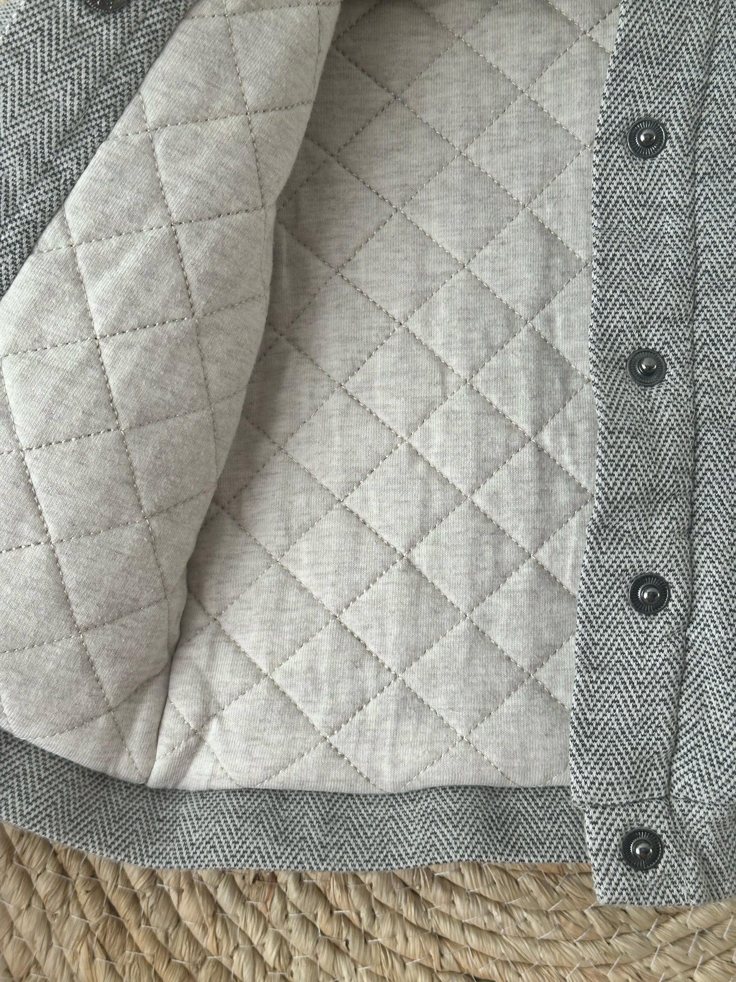 Hello Loomi Classic Quilted Button-Up Jacket