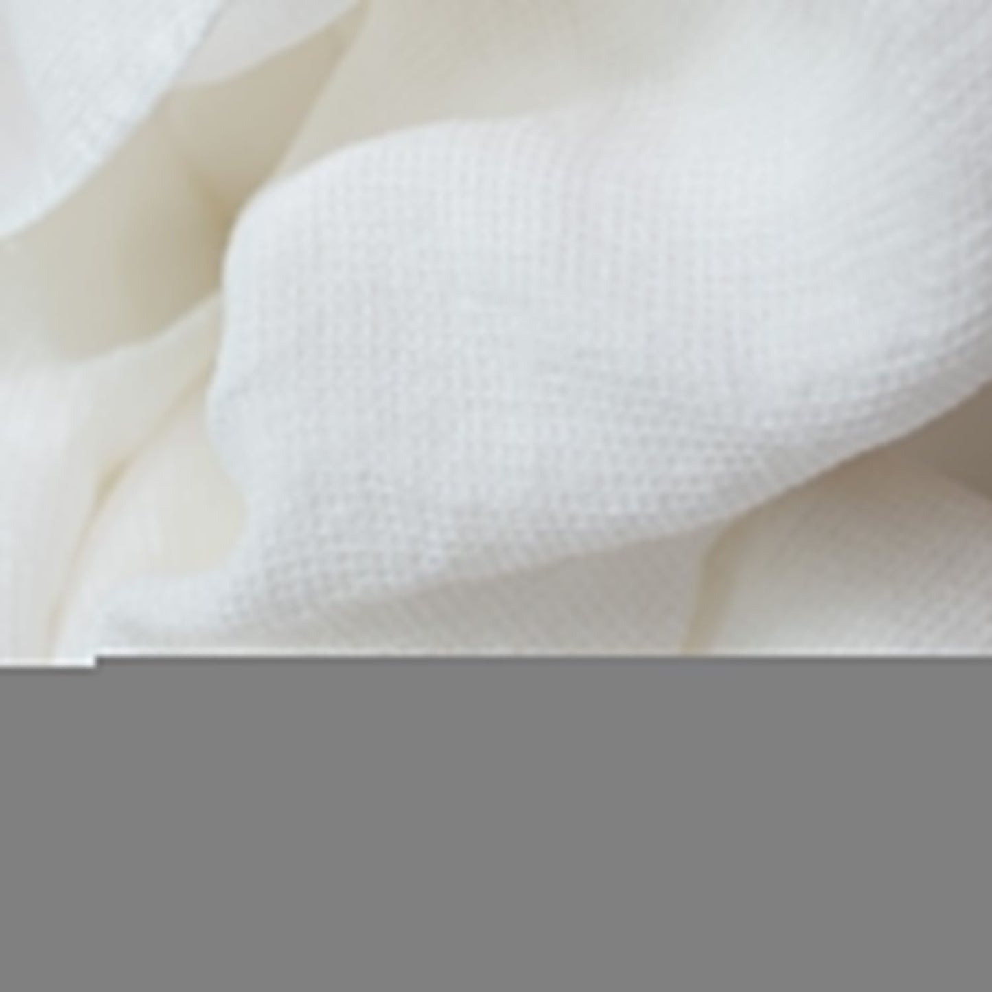 Honeycomb Fine Waffle Towel - White