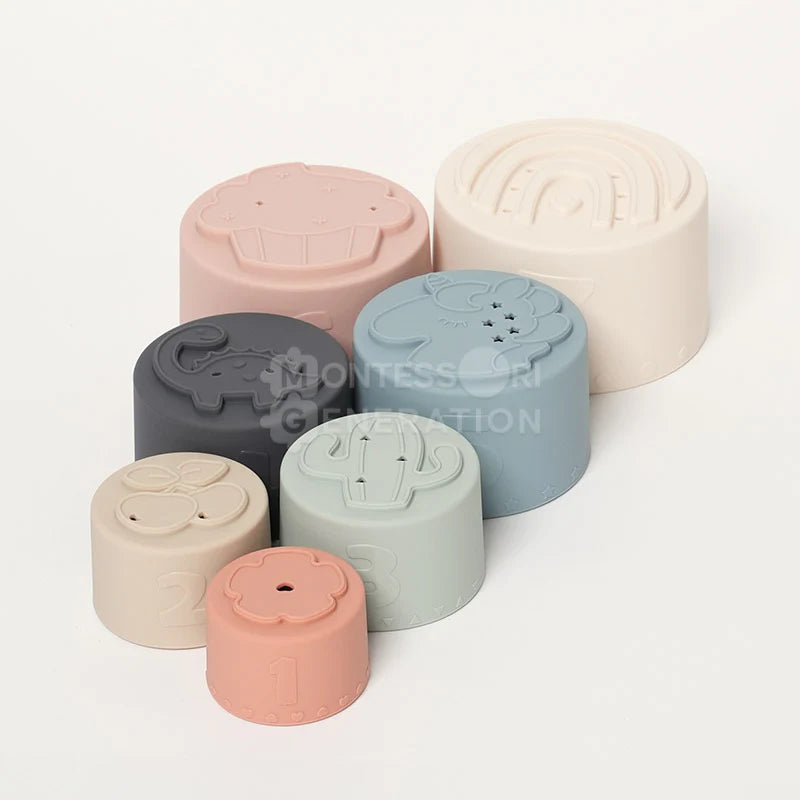 Montessori Baby Stacking Cups
