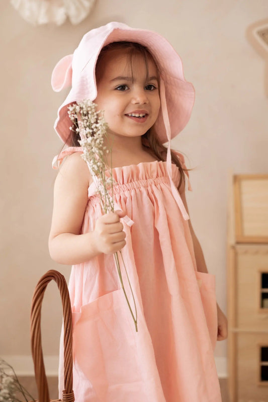 Kids Dress Milka – Peach