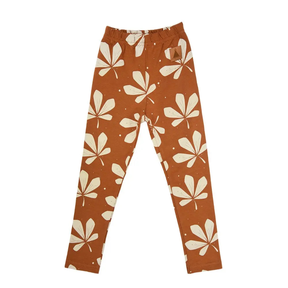 Kids Leggings - Chestnut