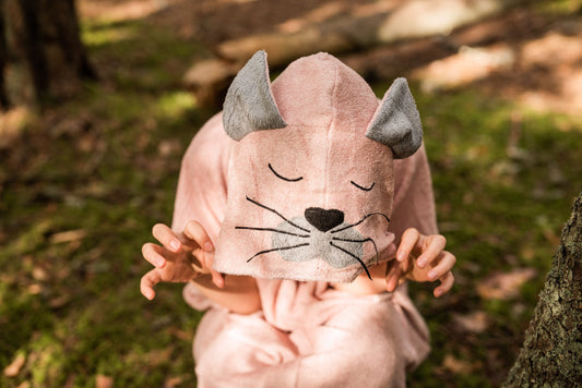 Short-Sleeve Poncho CAT- For KIDS (Size 122-150)