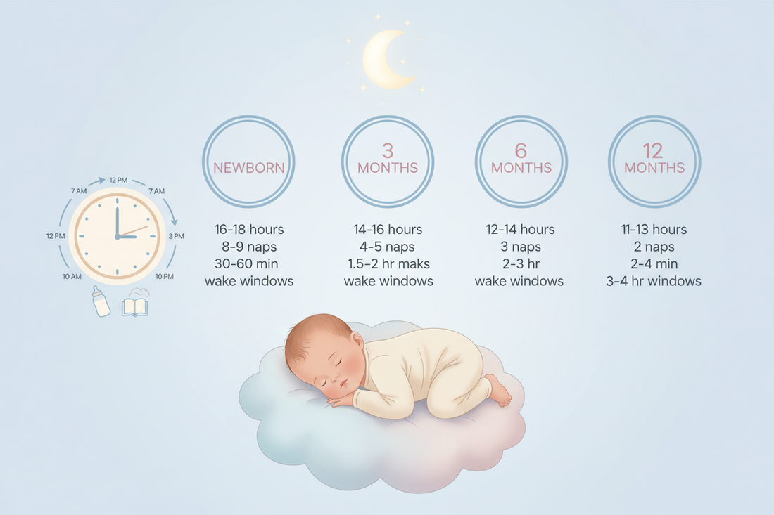 Baby Sleep Schedule by Age: A Complete Guide for the First 12 Months