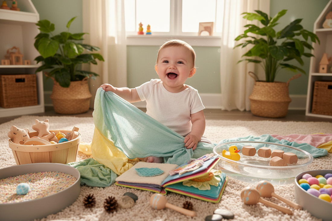 Screen Free Sensory Play for Babies: A Complete Guide to Supporting Development in the First Year