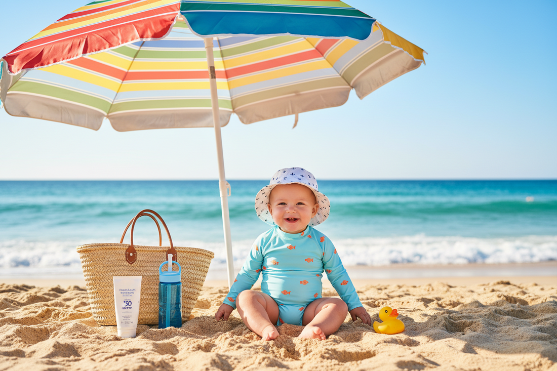 Veilig naar het strand met je baby: tips voor zonbescherming, timing en wat meenemen