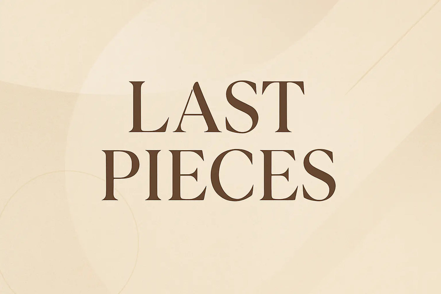 Last pieces HelloLoomi