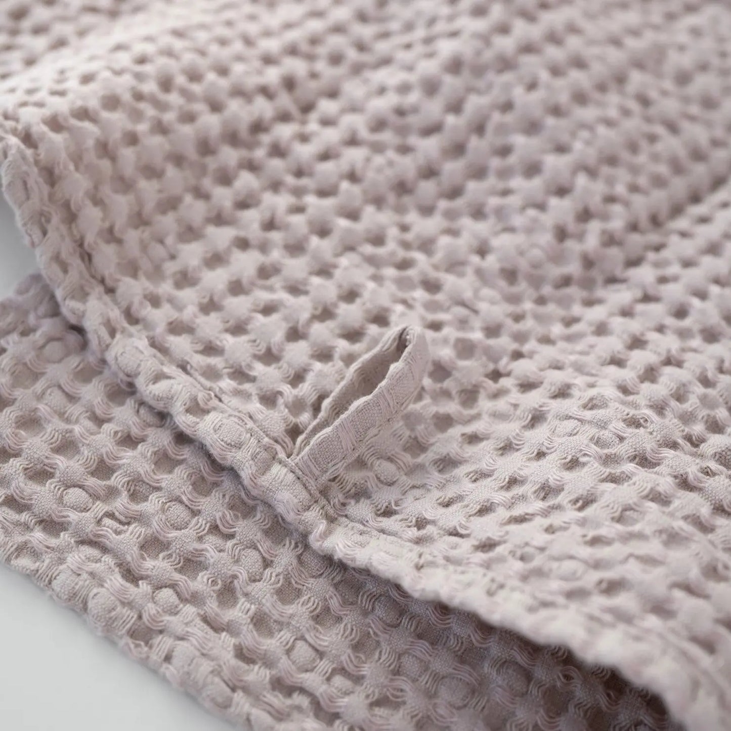 Honeycomb Waffle Towel - Powder