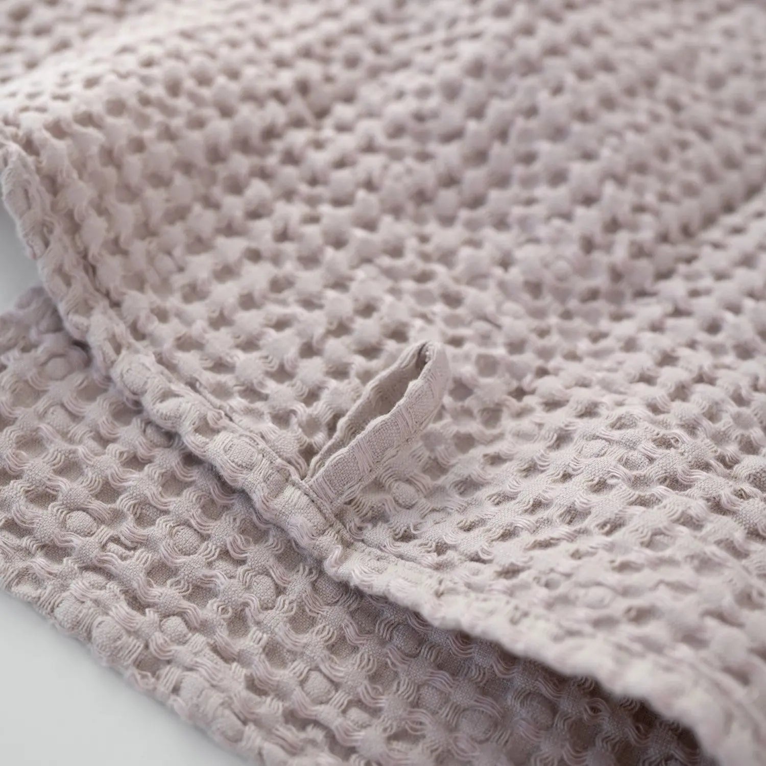 Honeycomb Waffle Towel - Powder