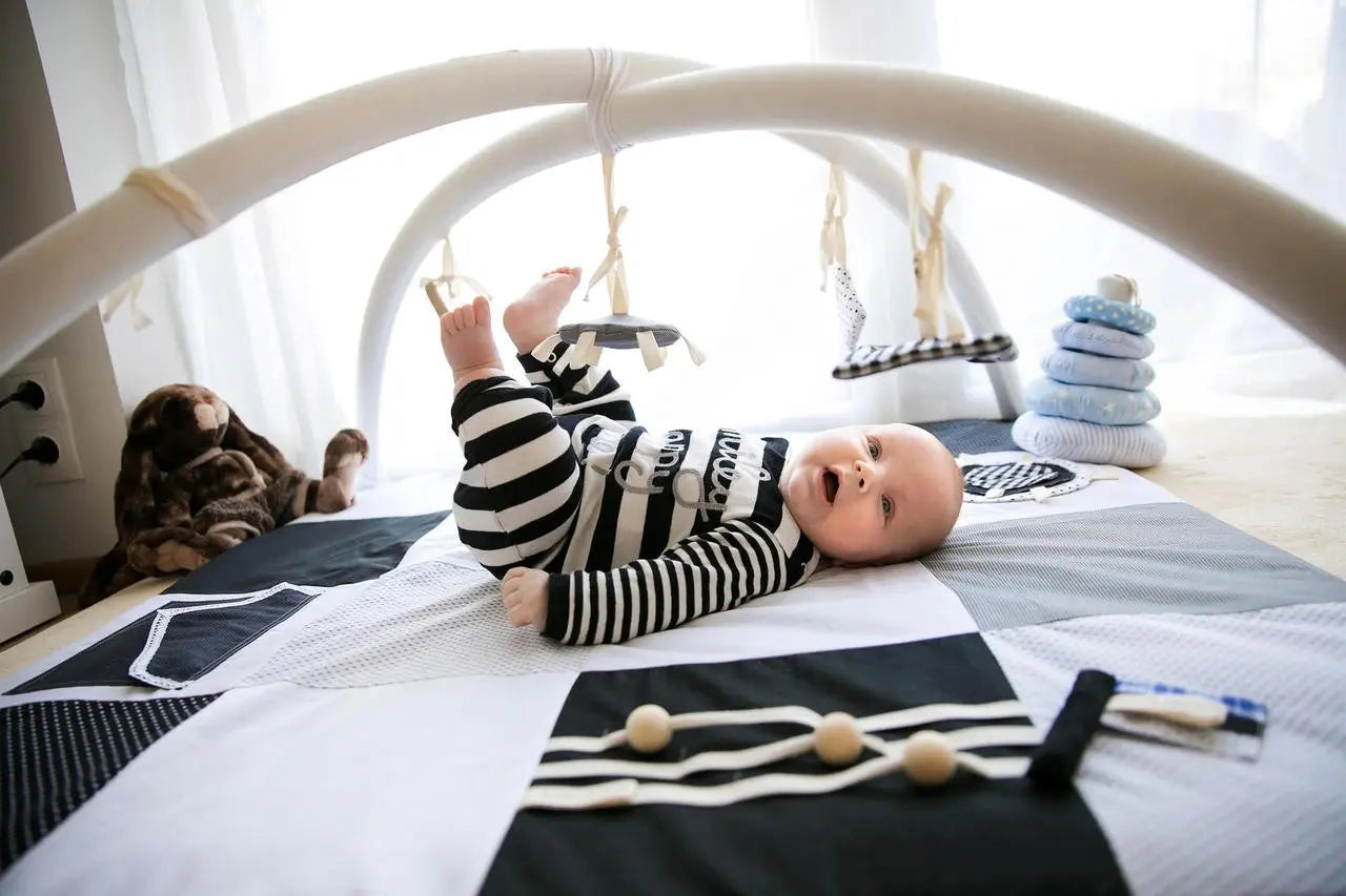 Baby Activity Mat, 100x100cm - Black and White