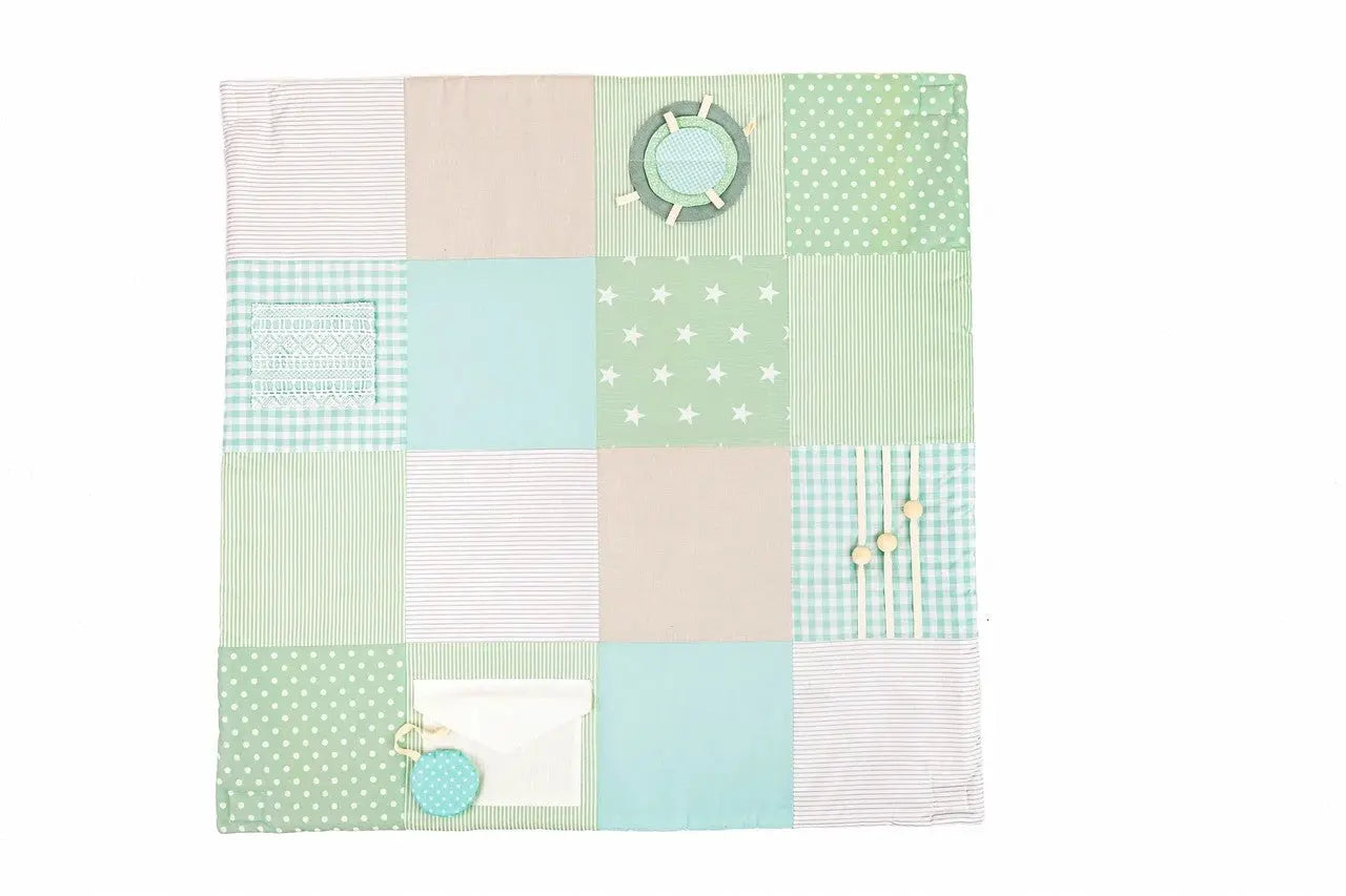 Baby Activity Mat, 100x100cm - Mint Green
