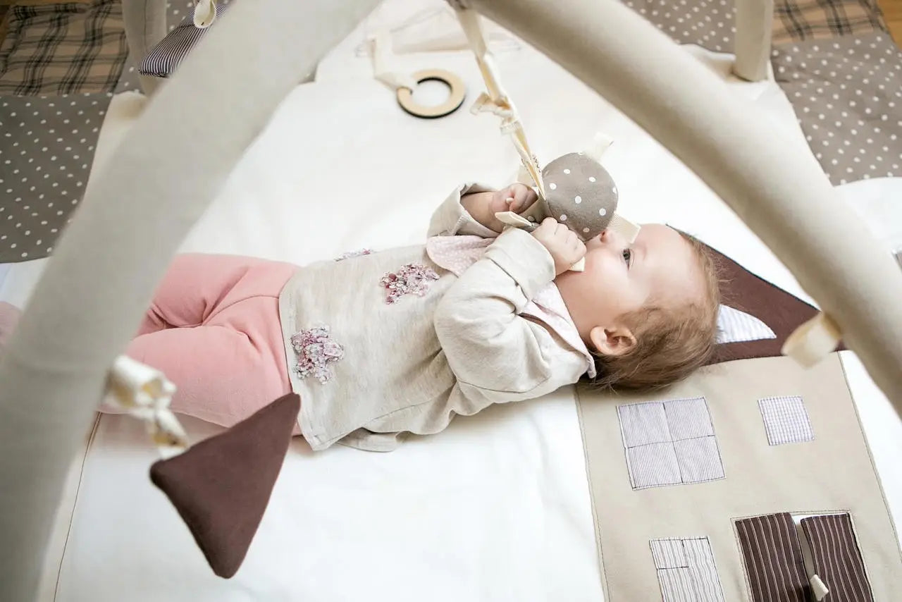Baby Activity Mat, 120x120cm - Brown