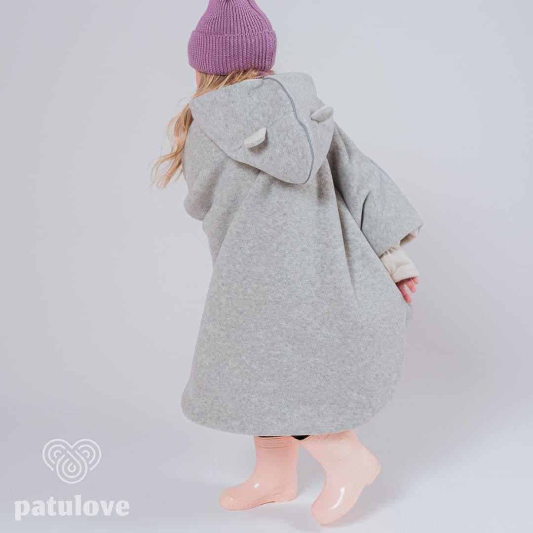 Car Poncho For Kids - Bear