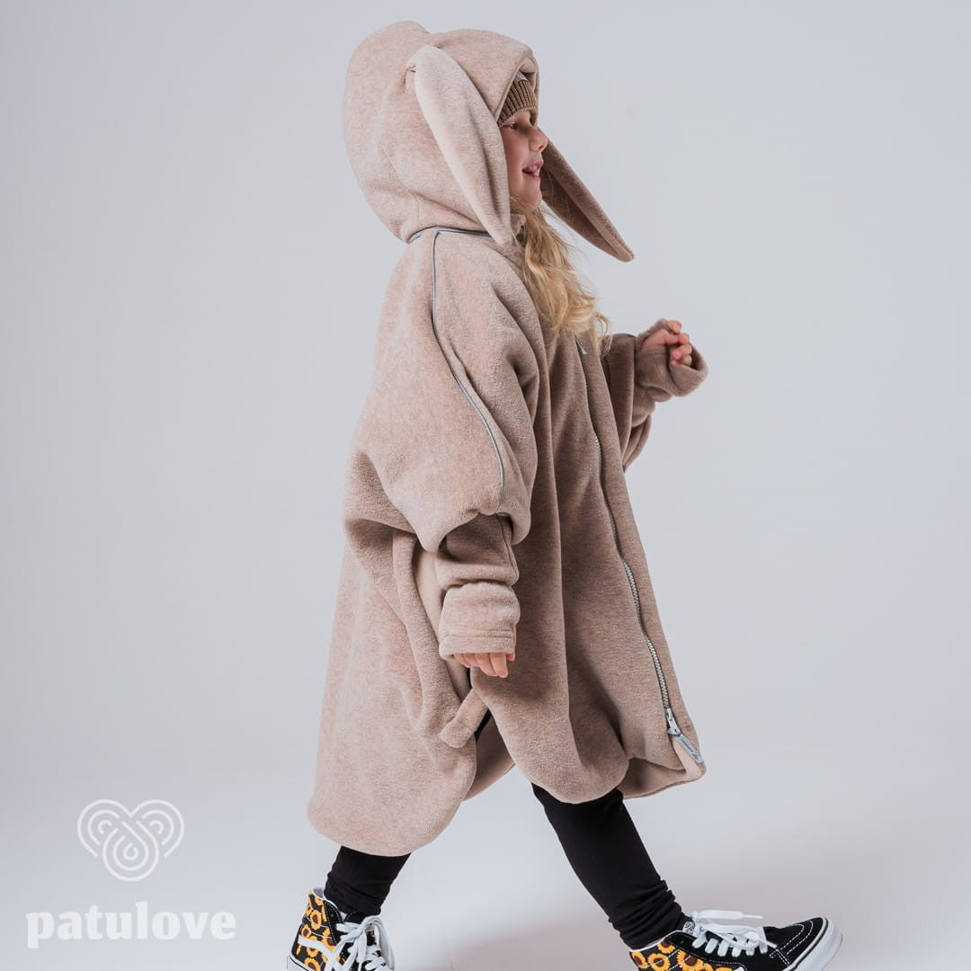 Car Poncho For Kids - Bunny