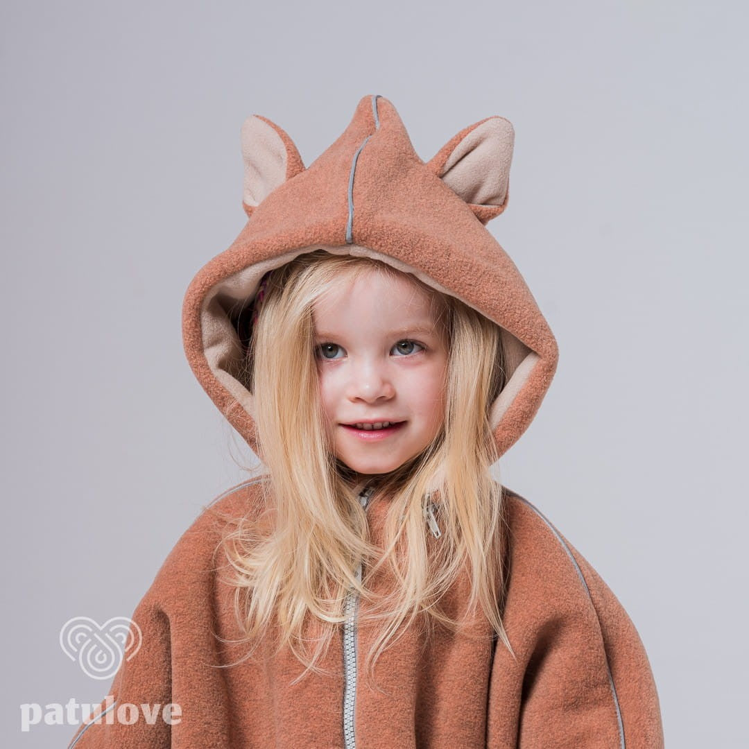 Car Poncho For Kids - Fox