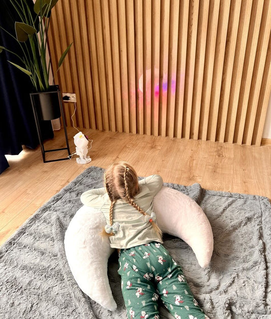 Handcrafted Giant Moon Pillow for Babies & Toddlers 