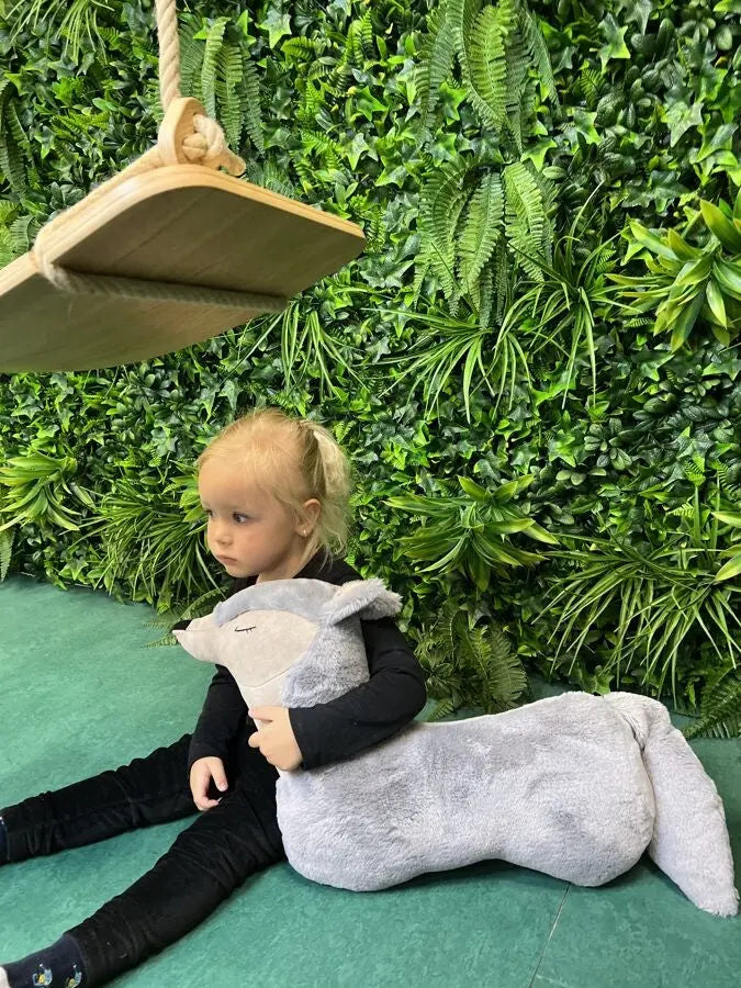 Handmade Wolf Soft Toy Pillow