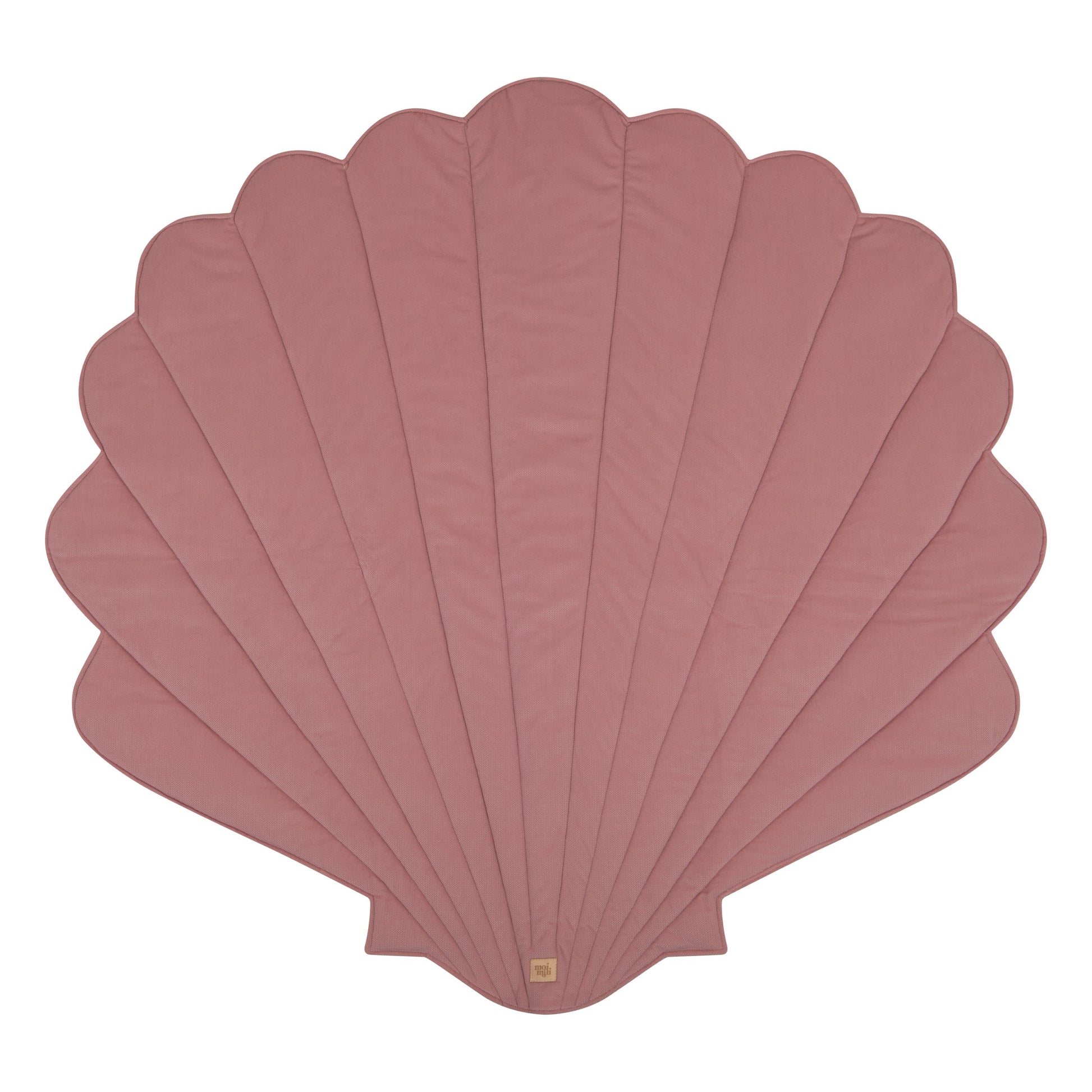 Organic Cotton and Velvet Shell Playmat - Powder Pink