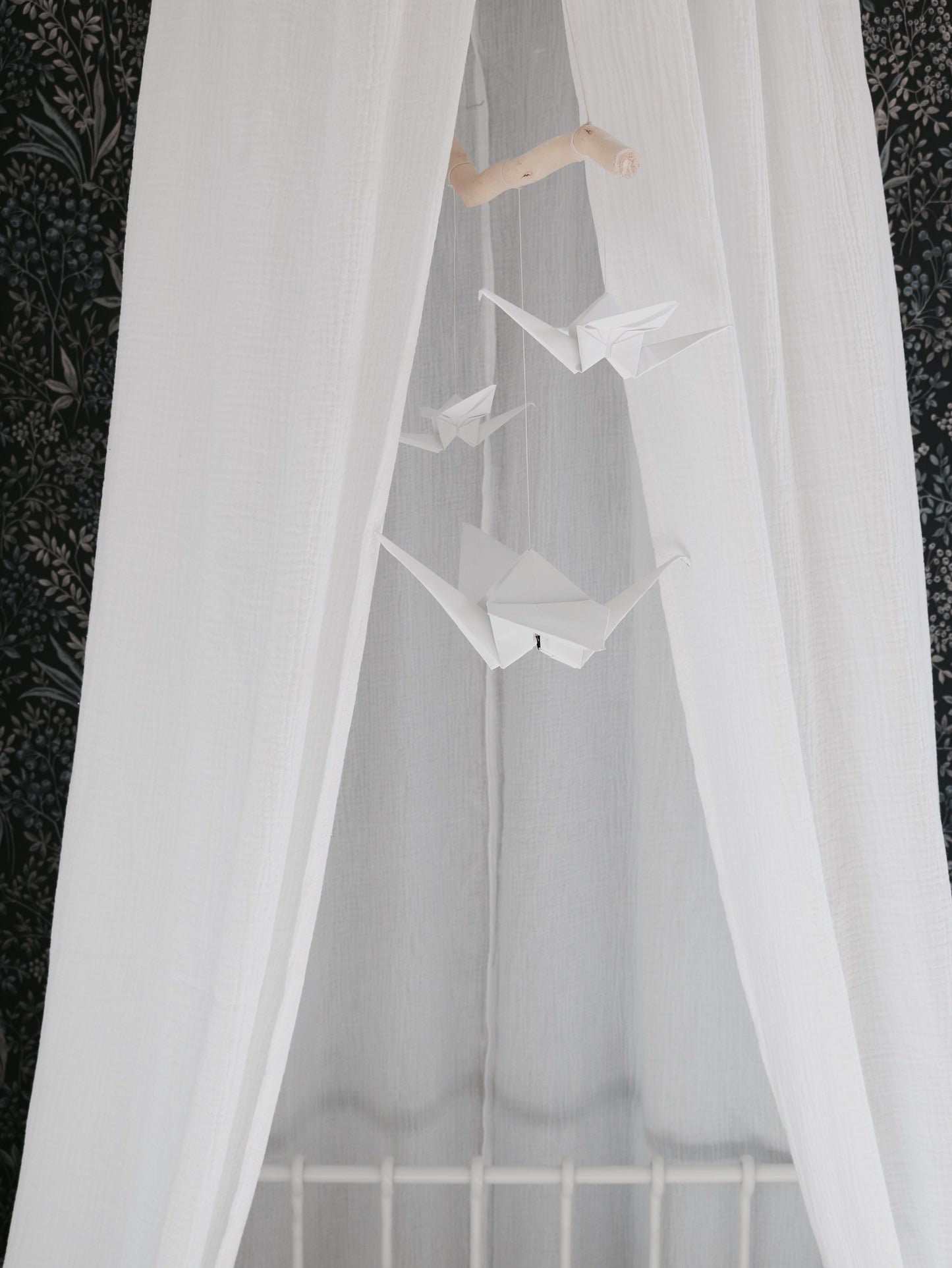 Origami Nursery Mobile - White