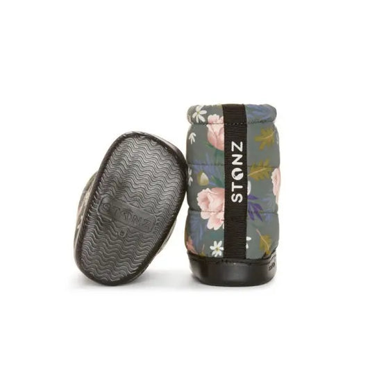 Toddler Puffer Booties - Woodland