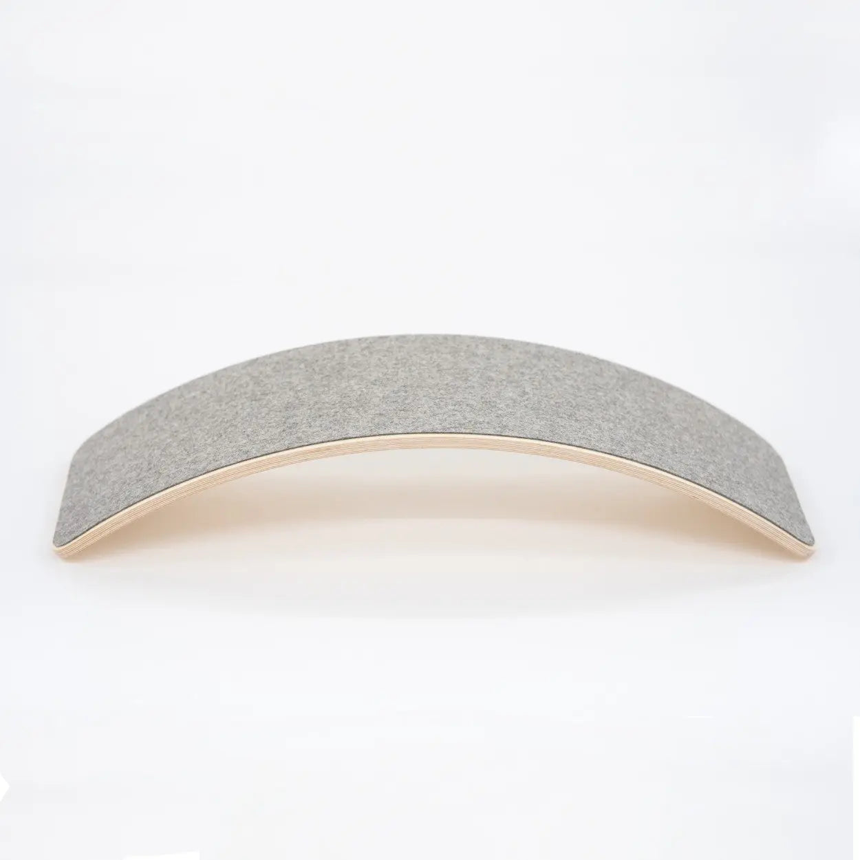 Wooden Balance Board With Grey Felt